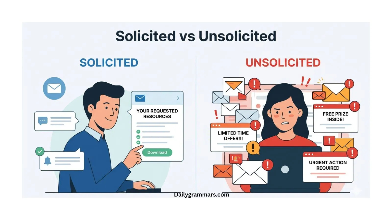 Solicited vs Unsolicited