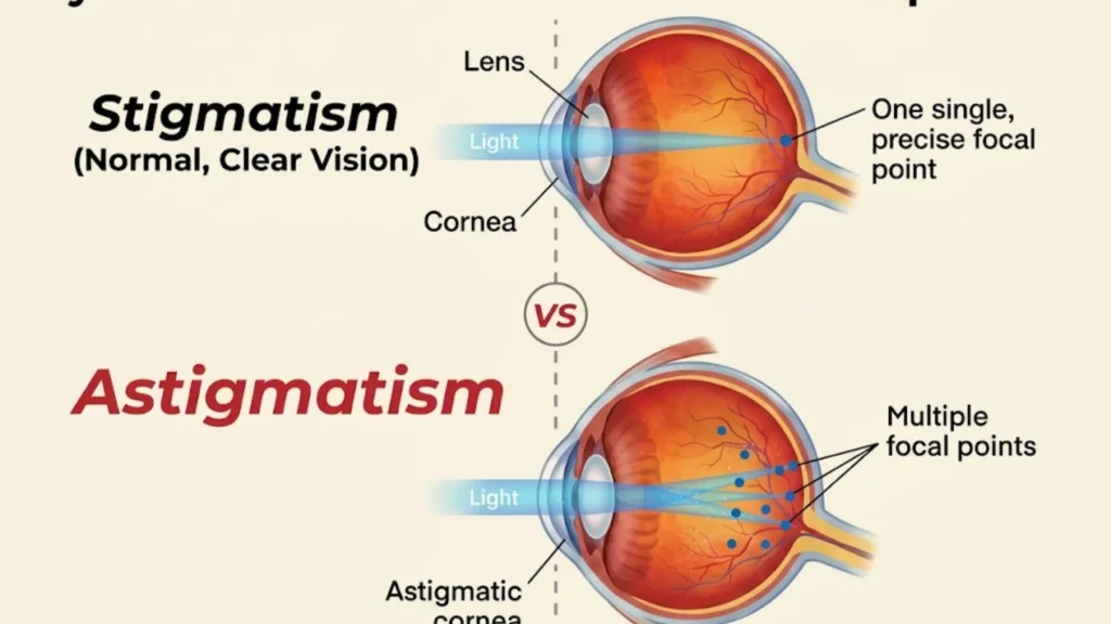 Stigmatism vs Astigmatism