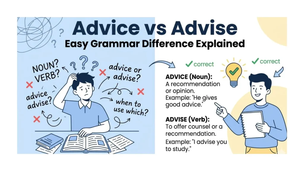 Advice vs Advise