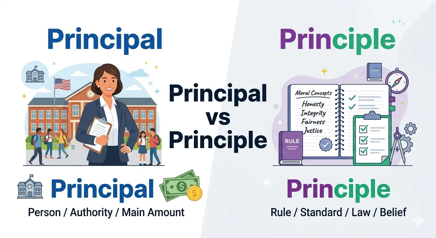 Principal vs Principle