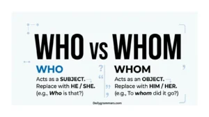 Who vs Whom