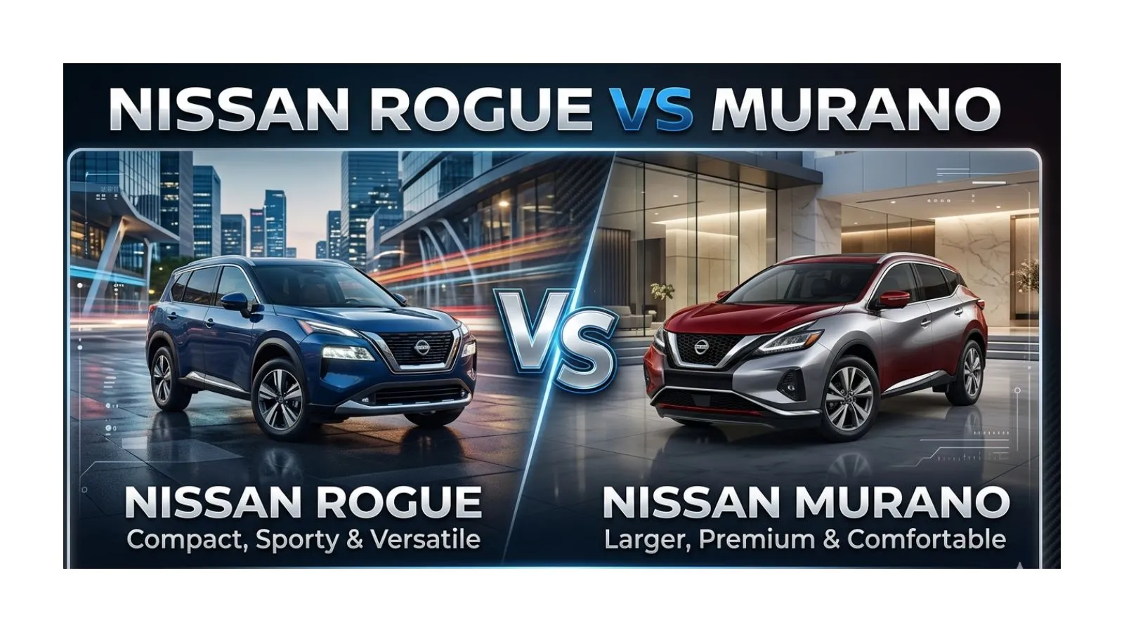 Nissan Rogue vs Murano