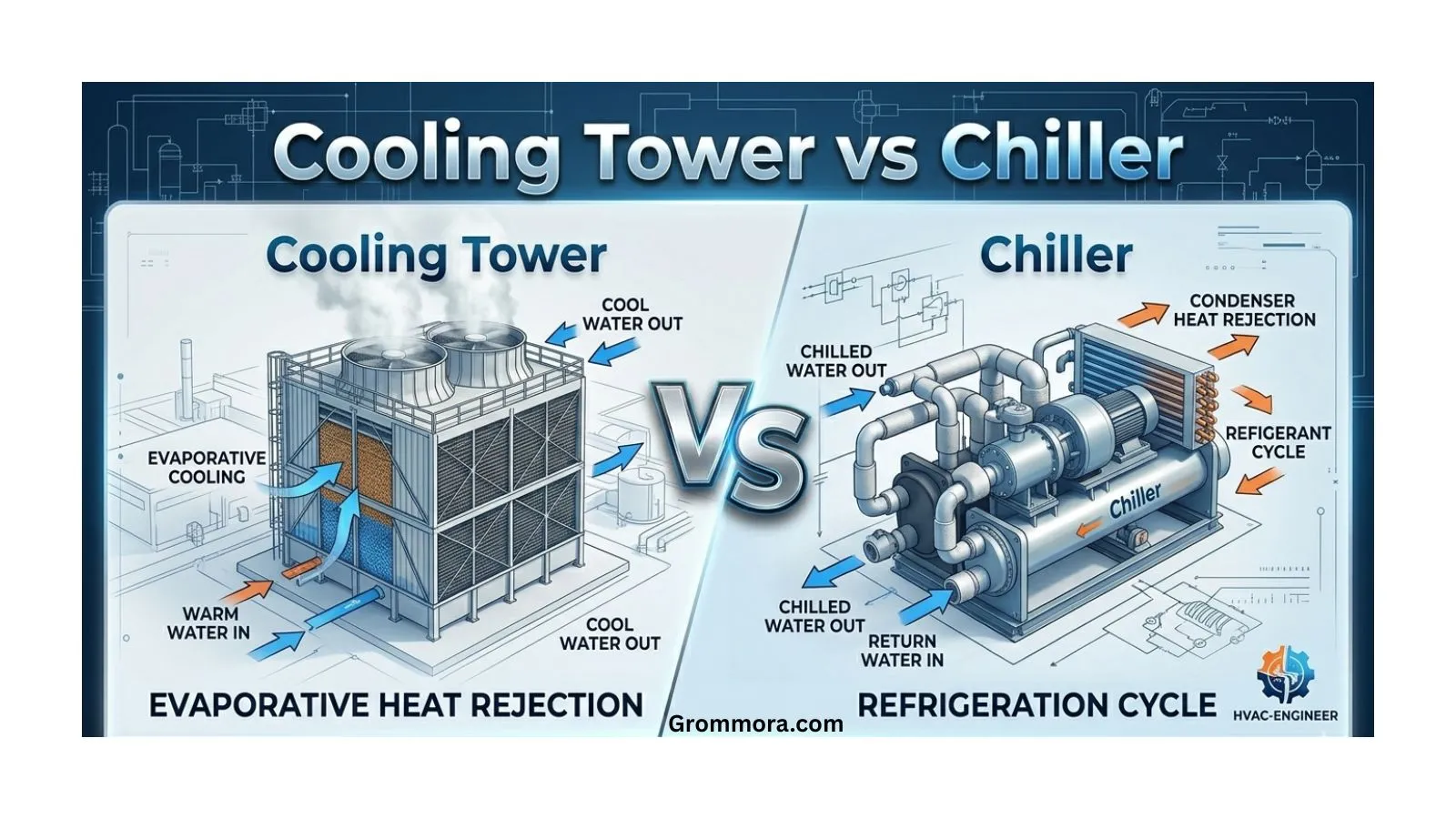 Cooling Tower vs Chiller