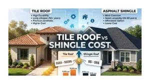 tile roof vs shingle cost