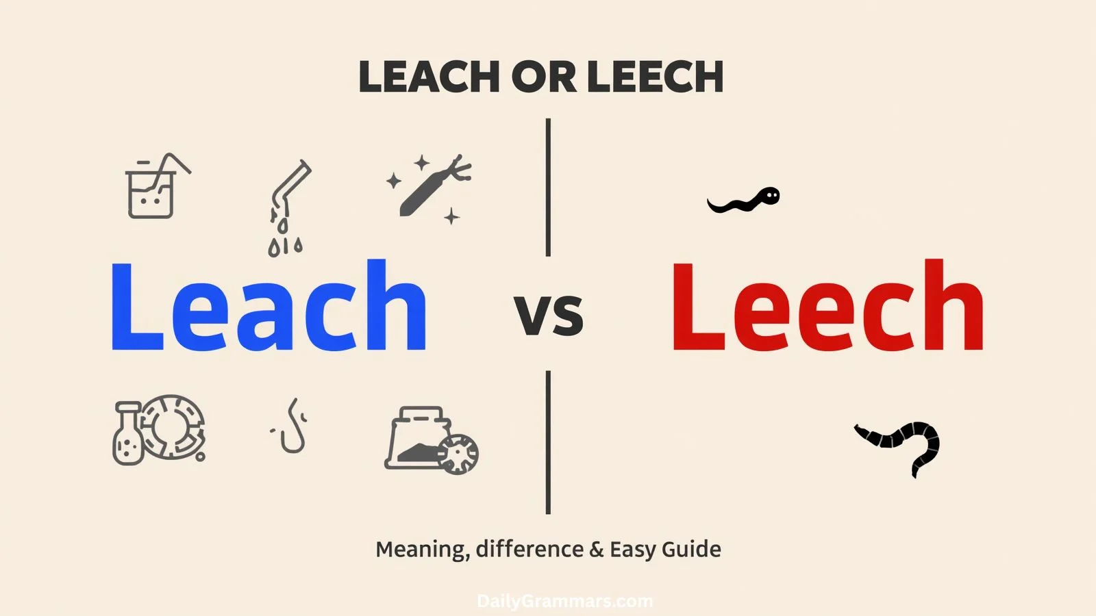 Leach or Leech