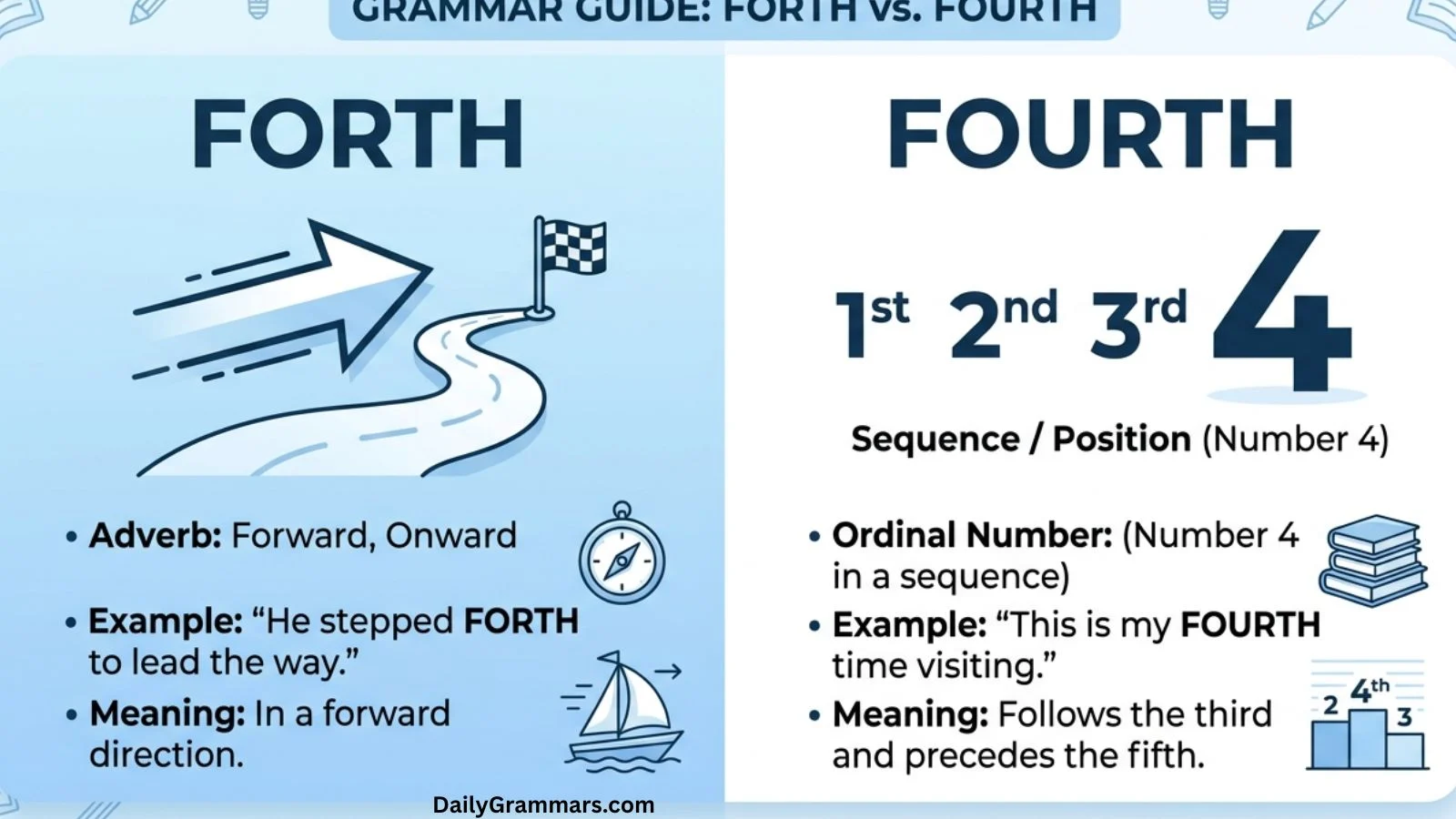 Forth or Fourth