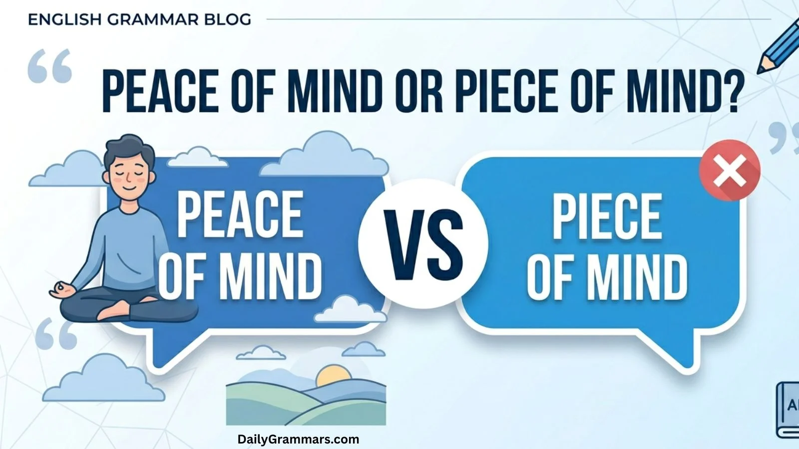 Peace of Mind or Piece of Mind