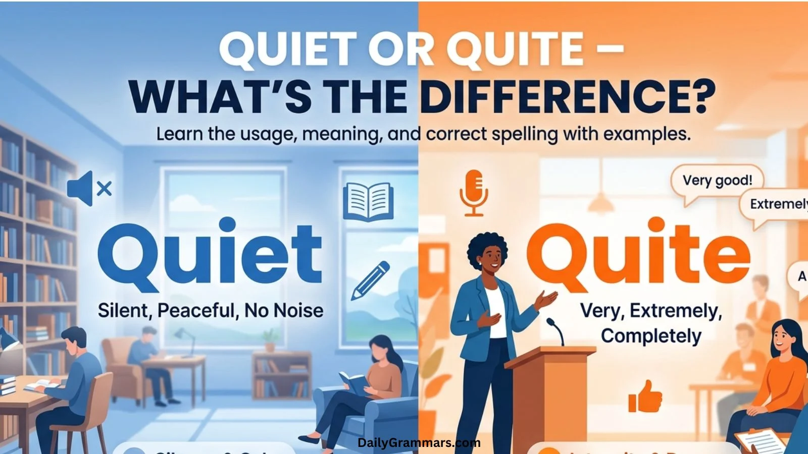 Quiet or Quite