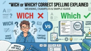 Wich or Which