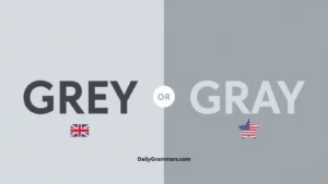 Grey or Gray
