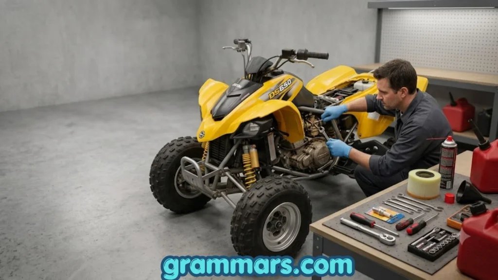 2001 ds650 wont idle or run