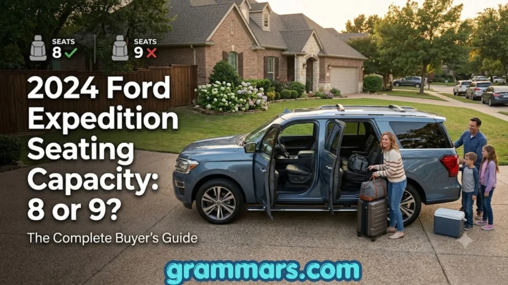 2024 ford expedition seating capacity 8 or 9