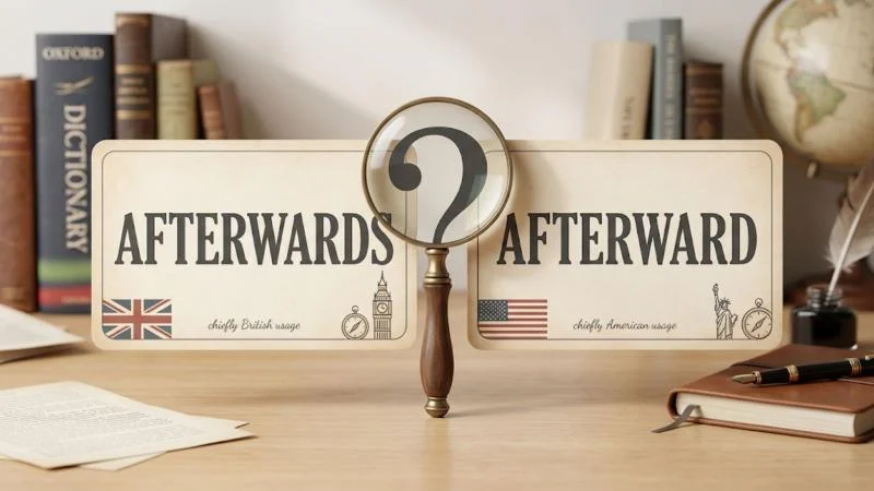 afterwards or afterward