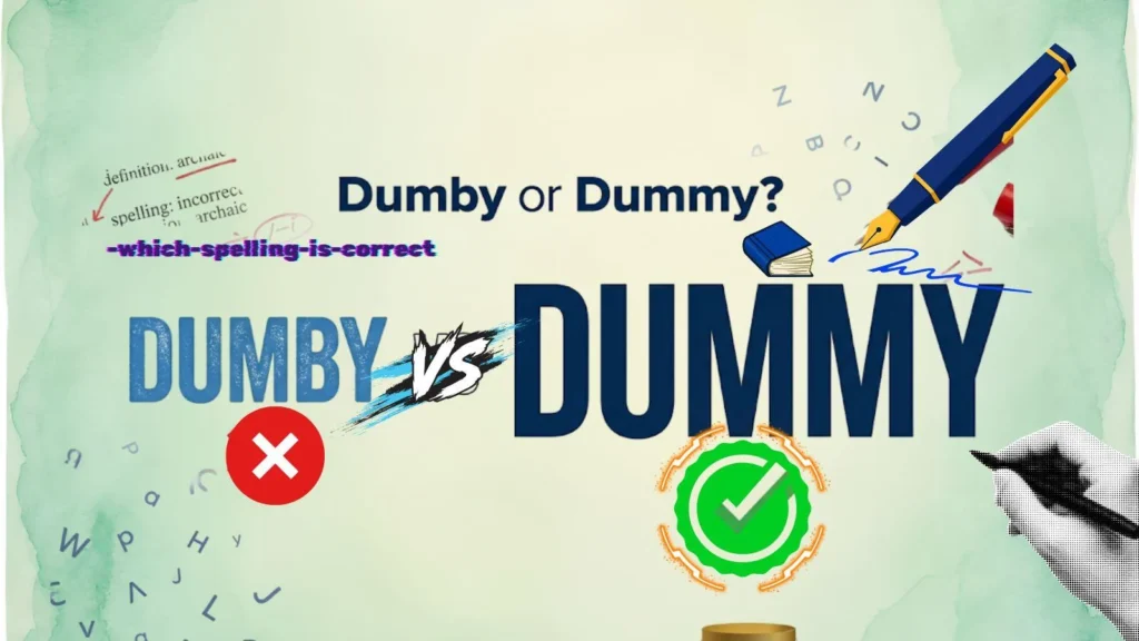 dumby or dummy