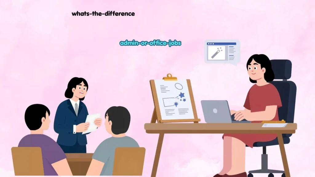 "admin or office jobs"