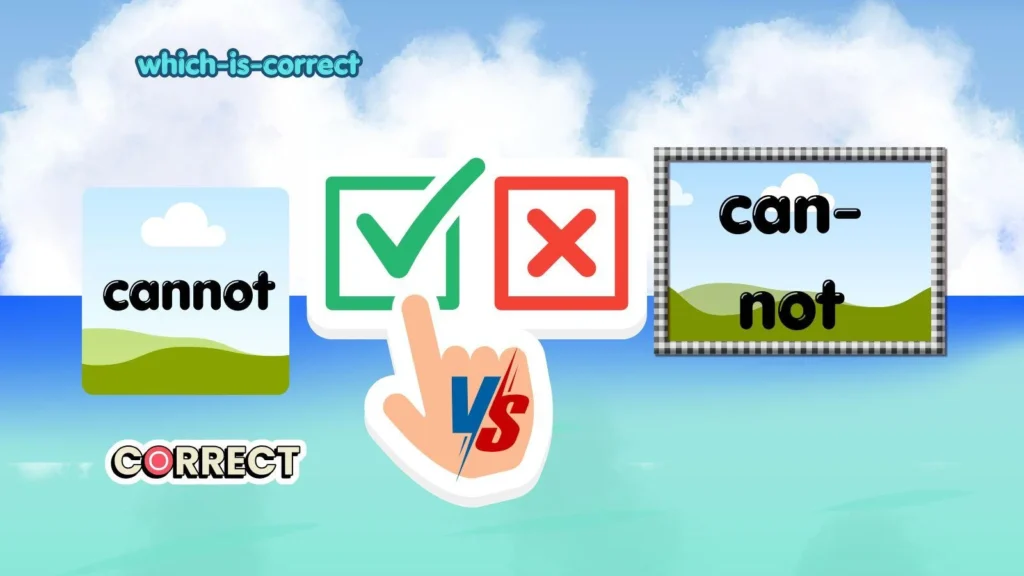 "cannot or can not"