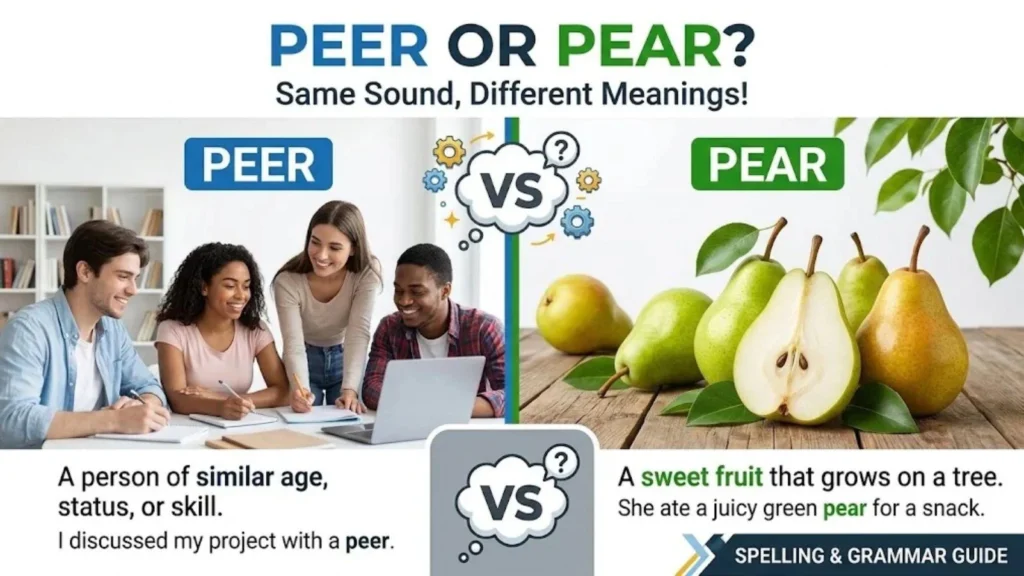 peer or pear